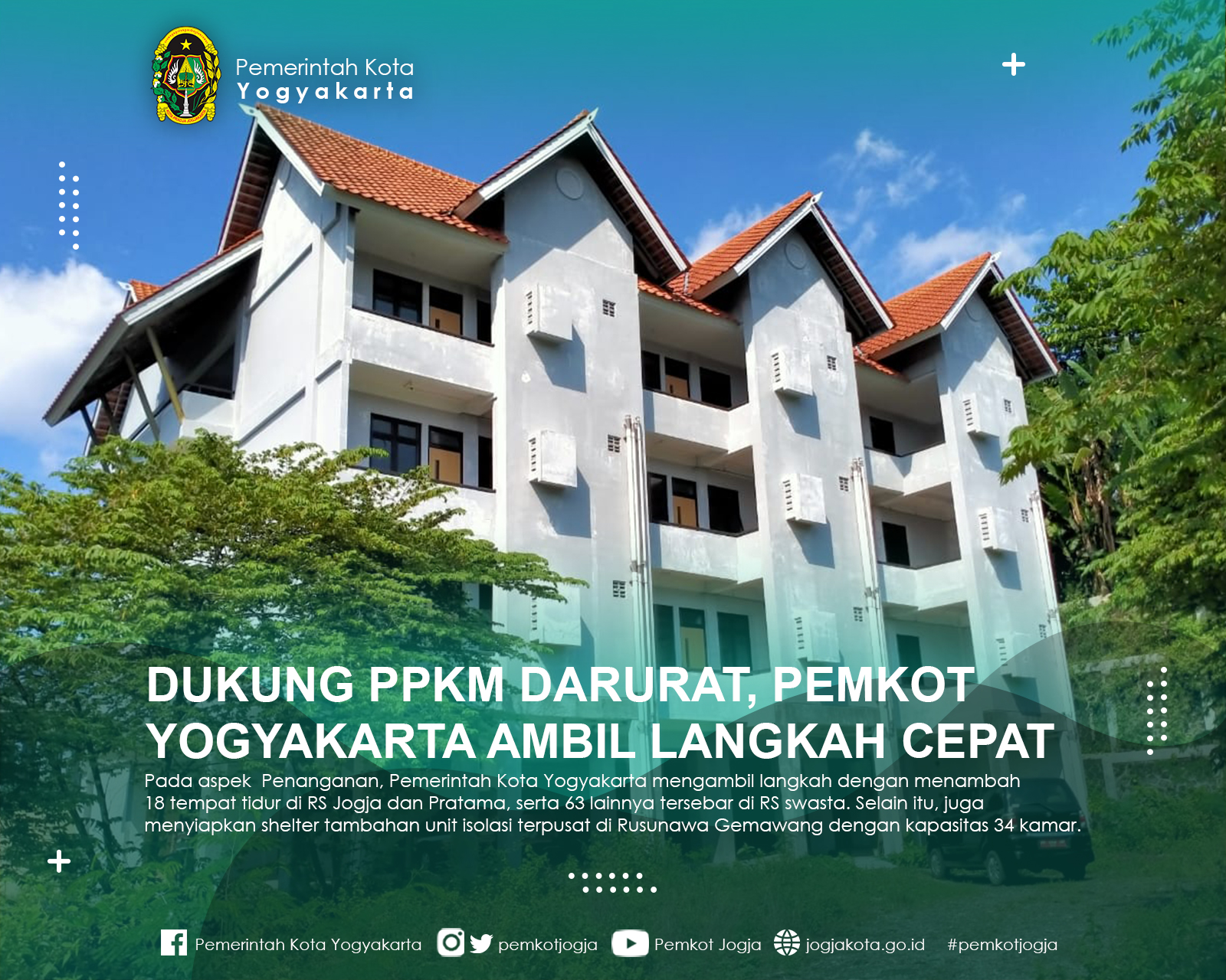 Dukung PPKM Darurat, Pemkot Yogyakarta Ambil Langkah Cepat