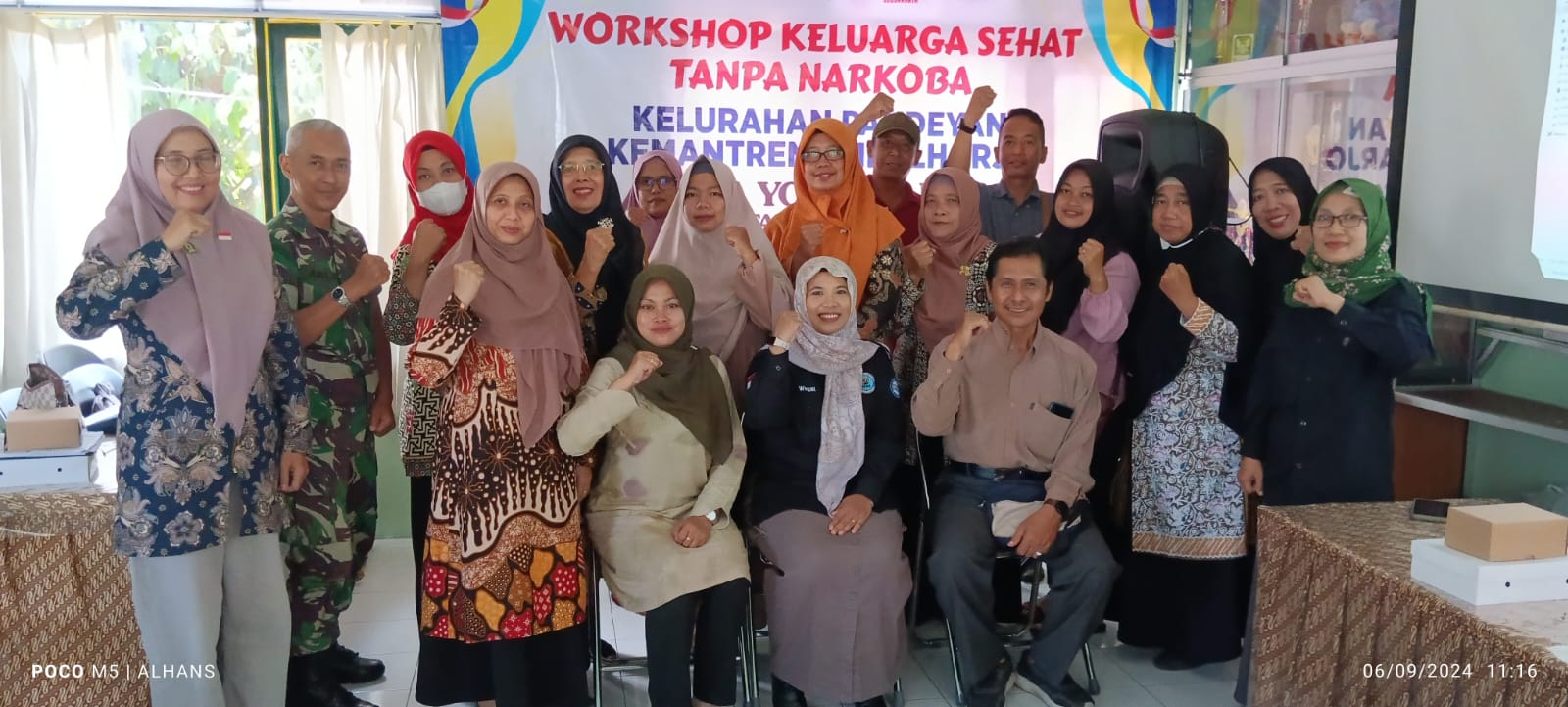 WORKSHOP KELUARGA SEHAT TANPA NARKOBA KELURAHAN PANDEYAN